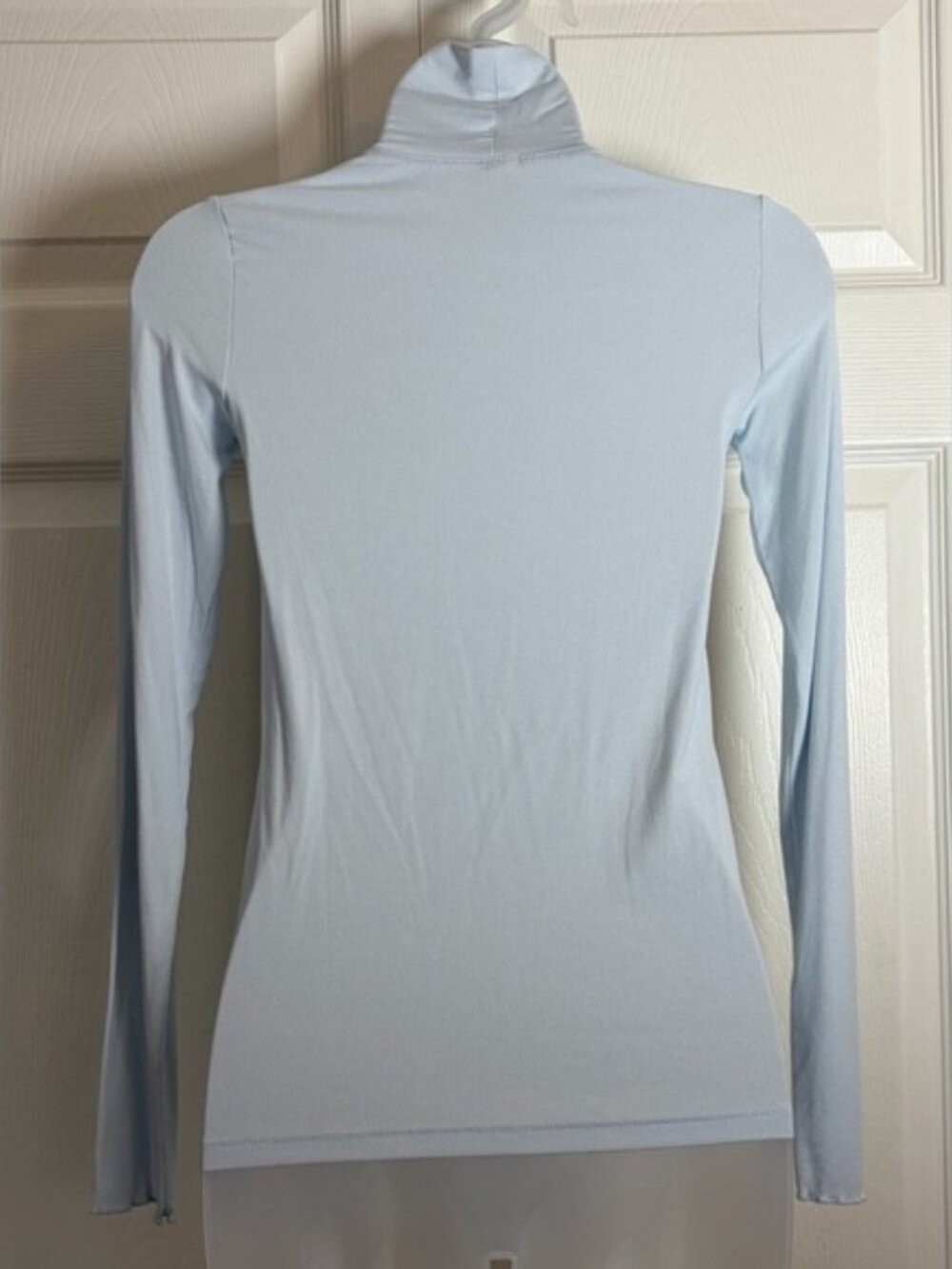 Outdoor Voices Top Women’s Blue Knit Turtleneck Modal Blend XS - Picture 3 of 11